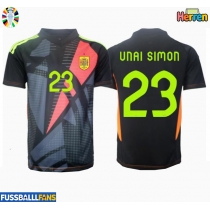 Spanien Unai Simon #23 Torwart Auswärtstrikot EM 2024 Kurzarm